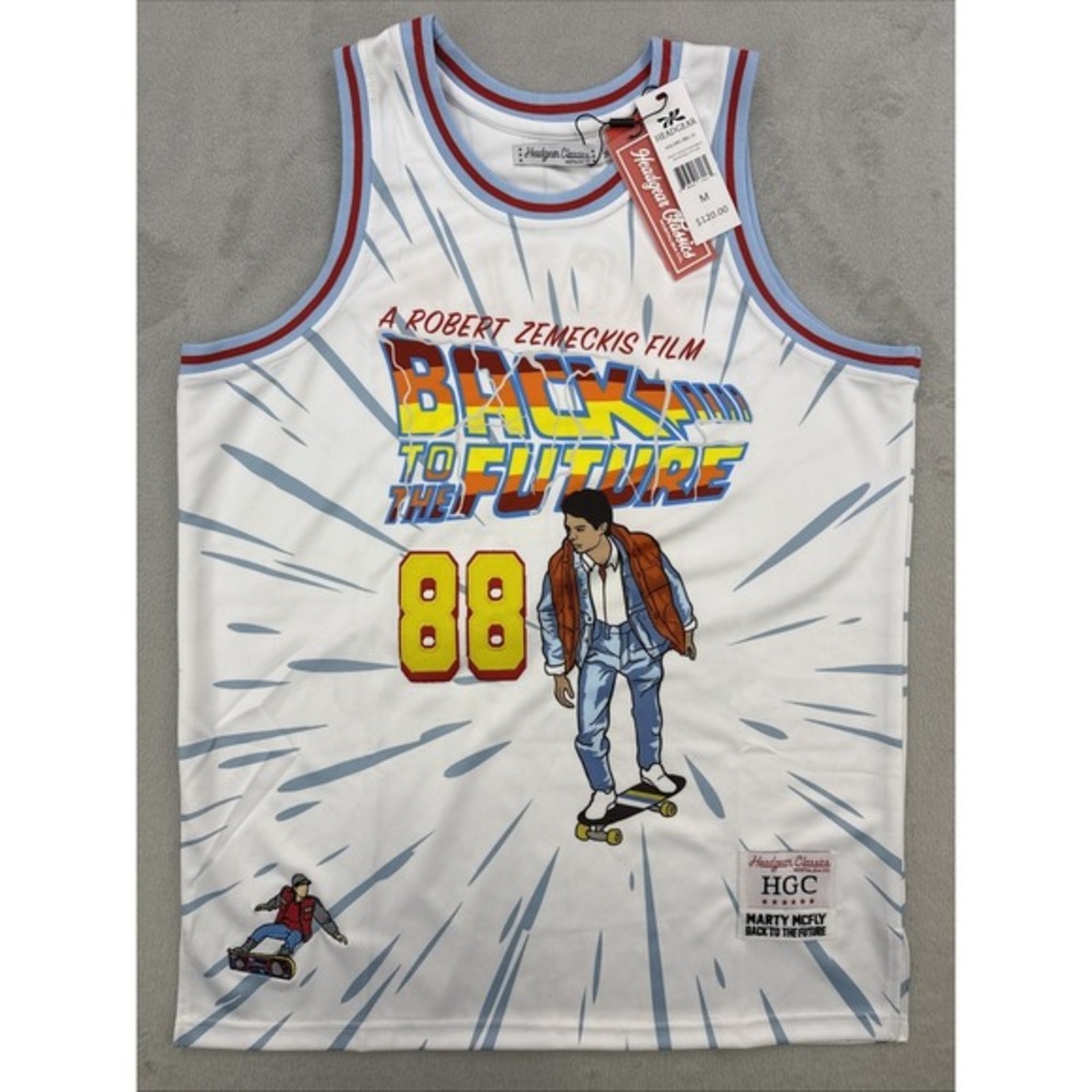 Headgear Classics Jersey Mens Medium Back To The Future Basketball‎ Streetwear
